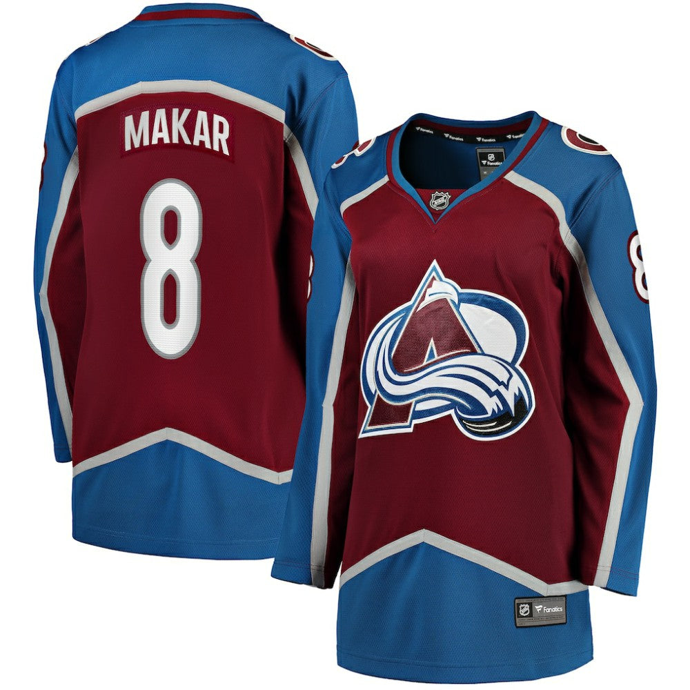 Cale Makar Colorado Avalanche - Fanatics Women's Home Breakaway Player Jersey Maroon