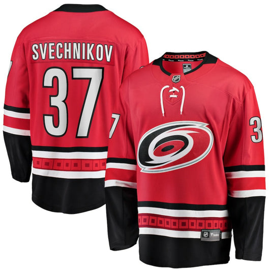 Andrei Svechnikov Carolina Hurricanes Fanatics Alternate Breakaway Player Jersey - Red | NHL Jerseys