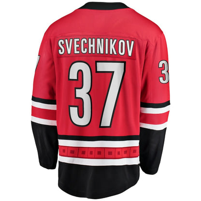 Andrei Svechnikov Carolina Hurricanes Fanatics Alternate Breakaway Player Jersey - Red | NHL Jerseys
