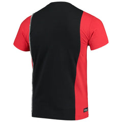 Atlanta Falcons Refried Apparel Sustainable Upcycled Split T-Shirt Black/Red - NFL