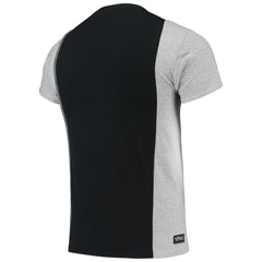 New Orleans Saints Refried Apparel Sustainable Upcycled Split T-Shirt Black/Gray - NFL