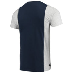 Tennessee Titans Refried Apparel Sustainable Upcycled Split T-Shirt Navy/Gray - NFL
