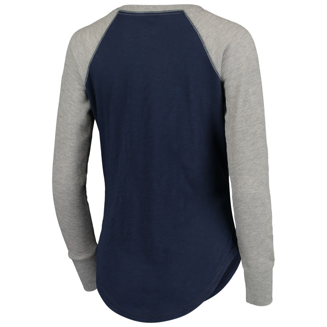Seattle Seahawks Touch Women's Waffle Raglan Lightweight Long Sleeve T-Shirt College Navy - NFL