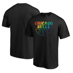 NBA - Chicago Bulls Team Pride Wordmark T-Shirt - Black