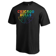 NBA - Chicago Bulls Team Pride Wordmark T-Shirt - Black