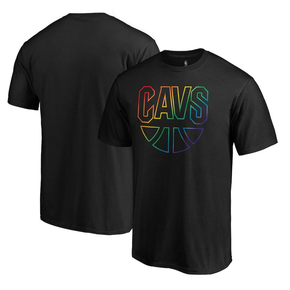 NBA - Cleveland Cavaliers Team Pride Wordmark T-Shirt - Black