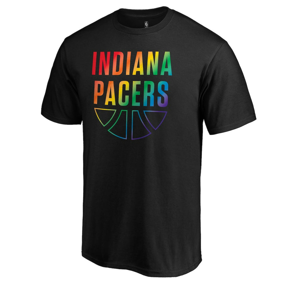 NBA - Indiana Pacers Team Pride Wordmark T-Shirt - Black
