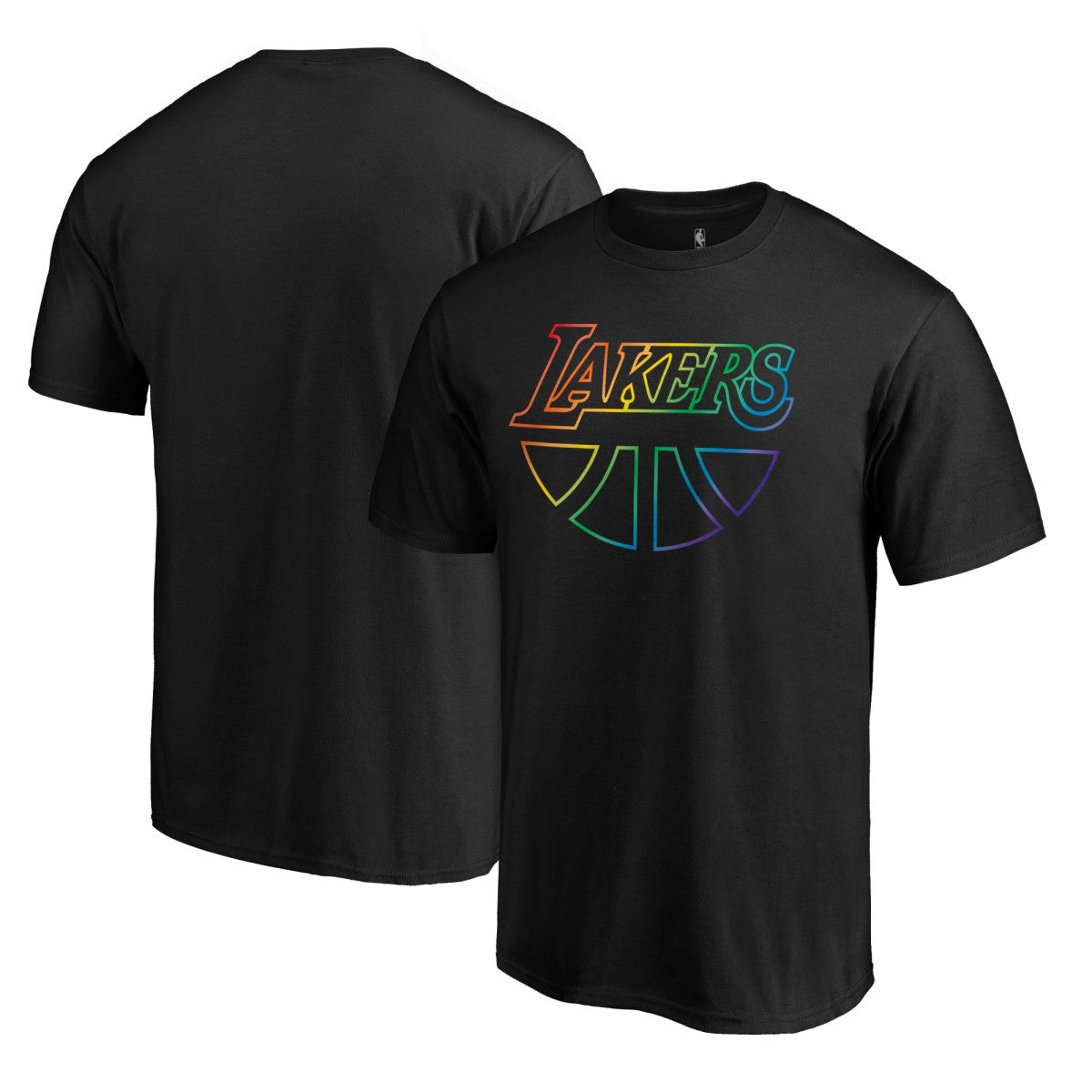 NBA - Los Angeles Lakers Team Pride Wordmark T-Shirt - Black