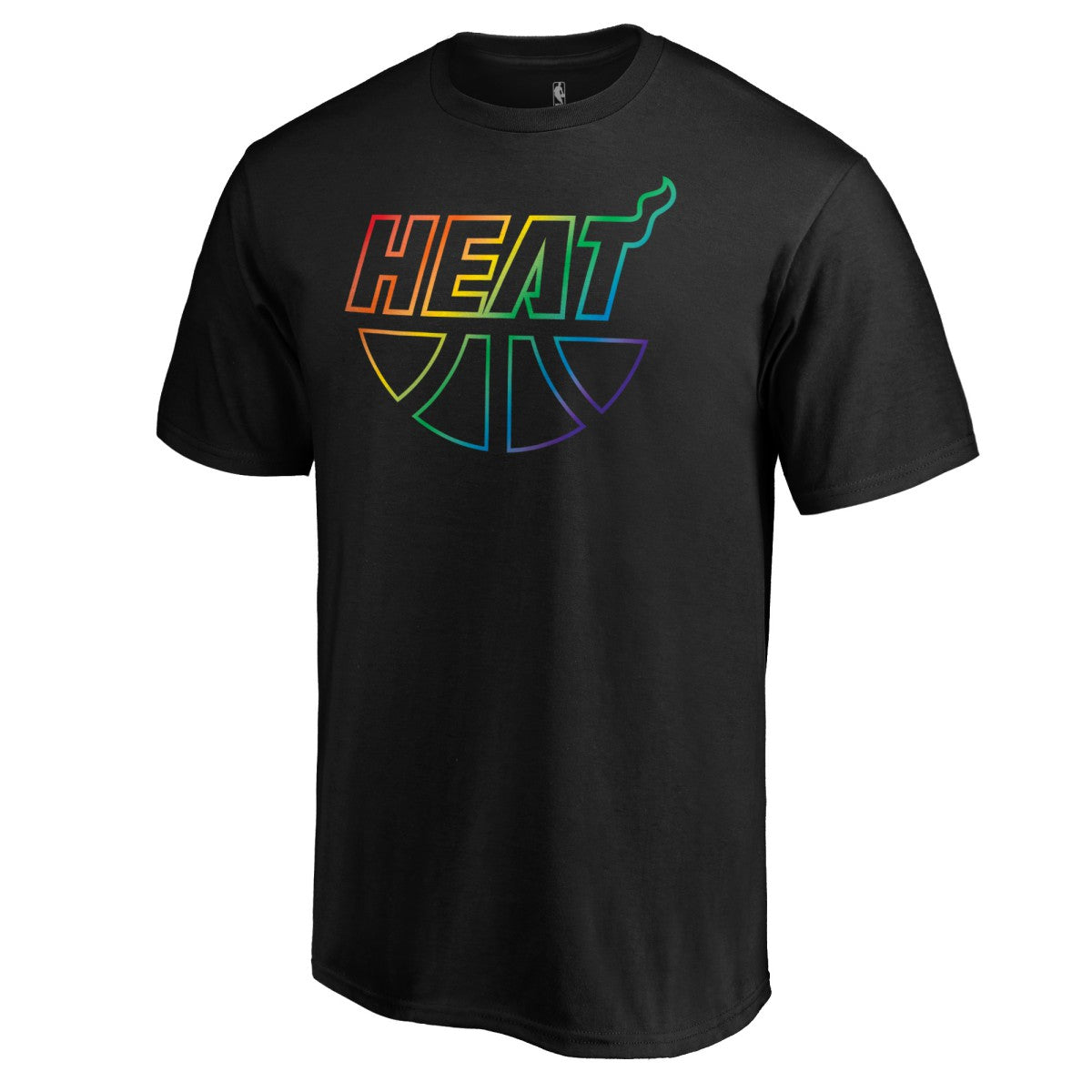 NBA - Miami Heat Team Pride Wordmark T-Shirt - Black