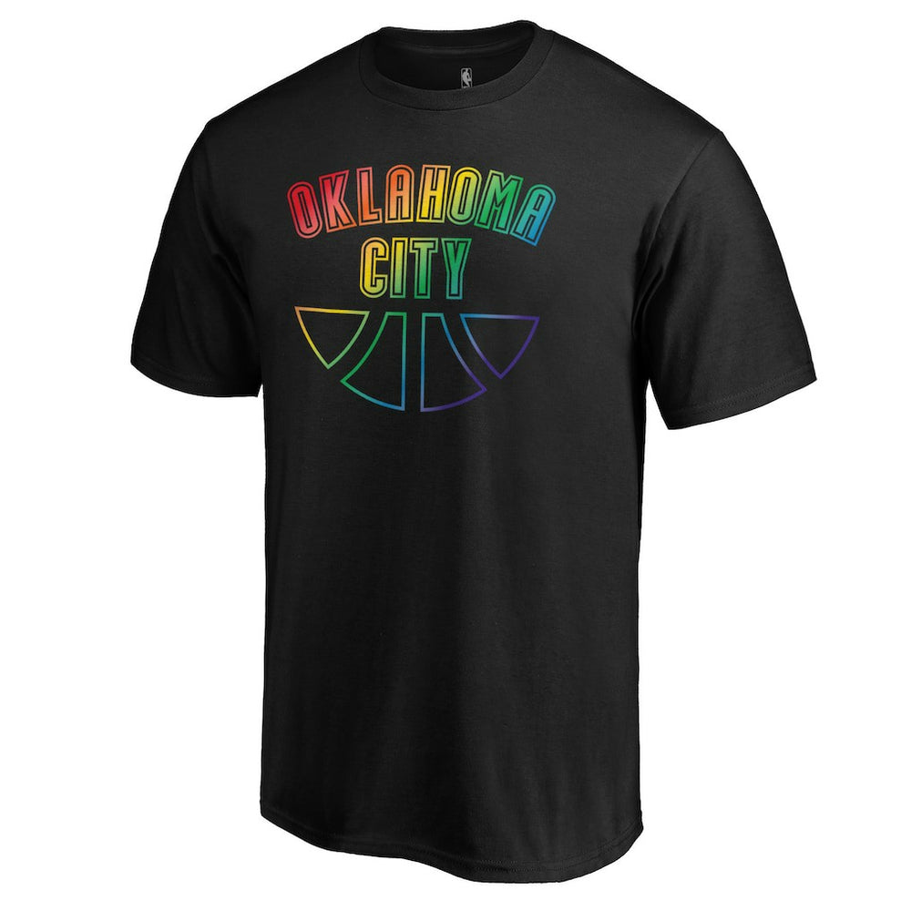 NBA - Oklahoma City Thunder Team Pride Wordmark T-Shirt - Black