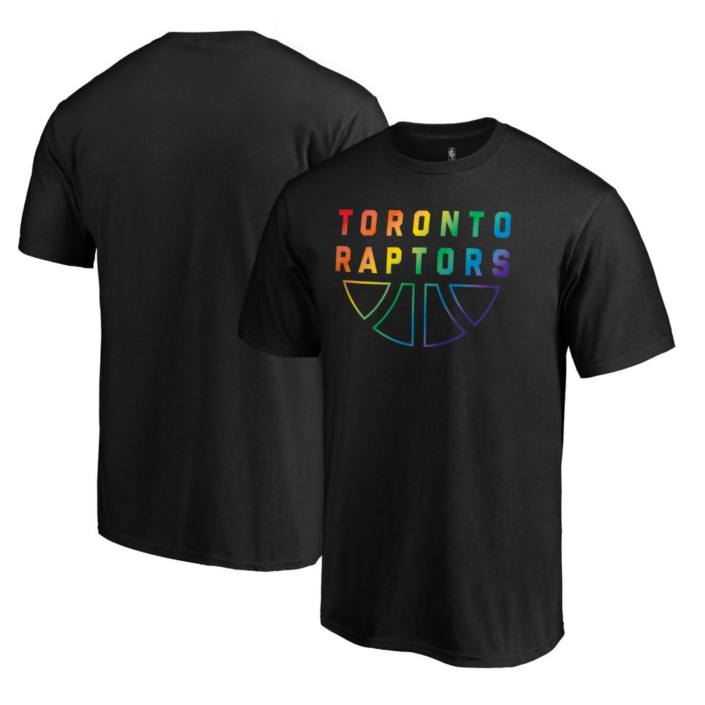NBA - Toronto Raptors Team Pride Wordmark T-Shirt - Black