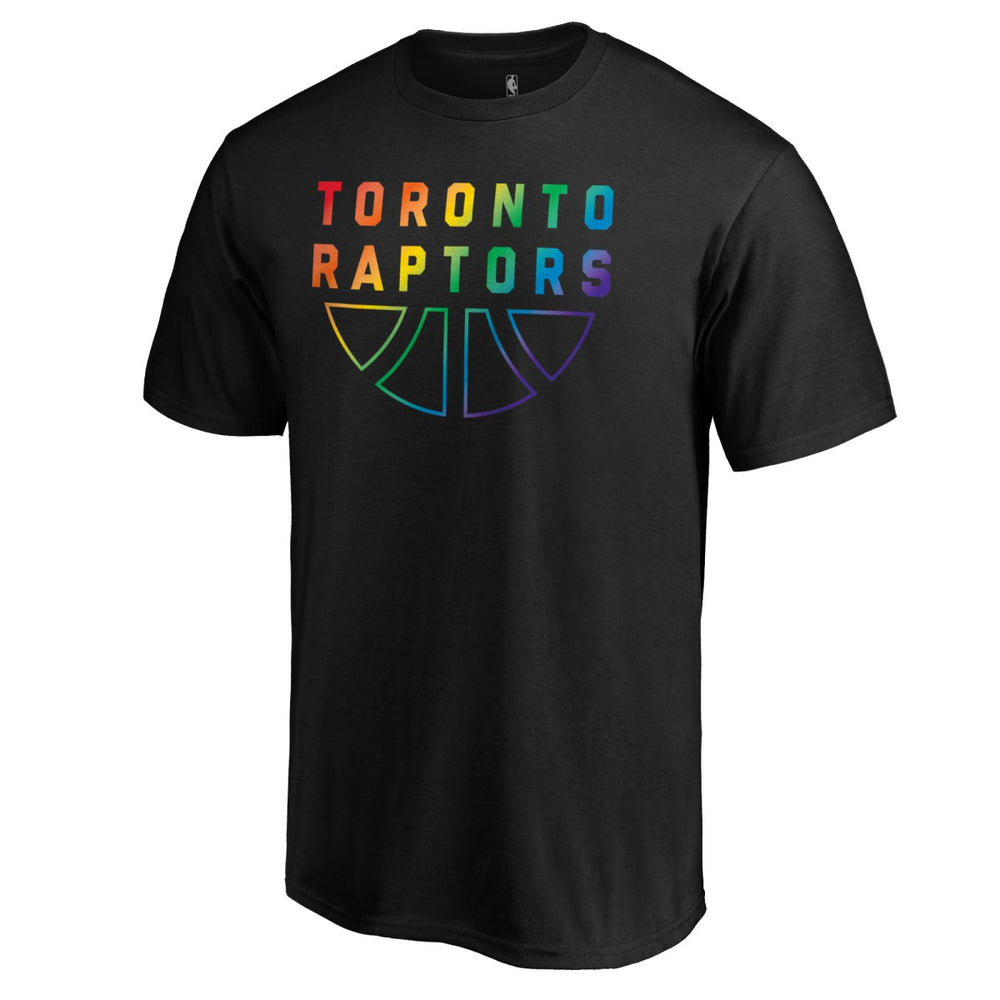 NBA - Toronto Raptors Team Pride Wordmark T-Shirt - Black