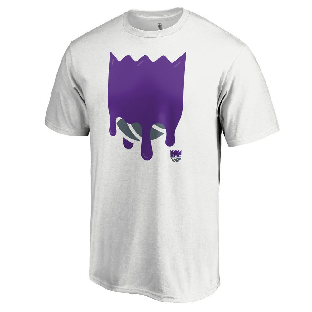 NBA - Sacramento Kings Nice Drip T-Shirt - White