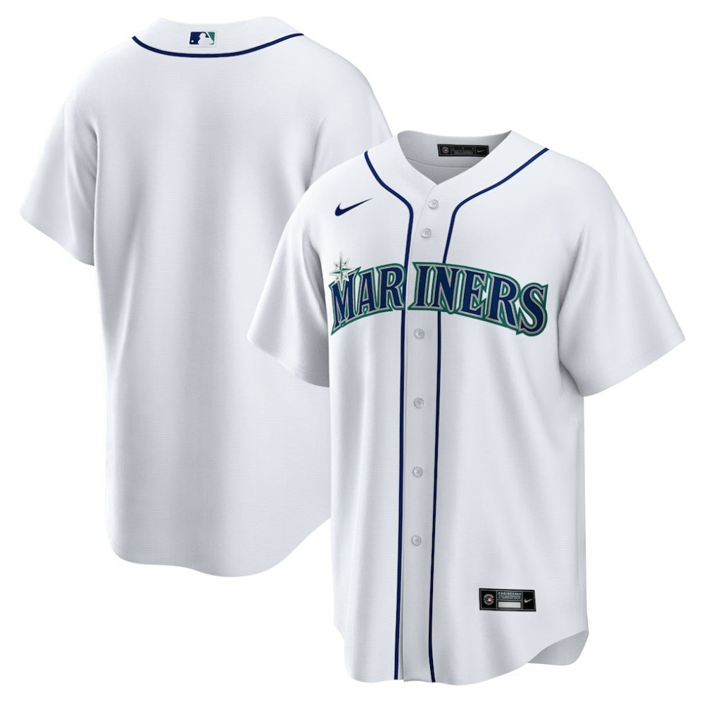 Seattle Mariners Nike Home Replica Team Jersey - White | MLB Jerseys