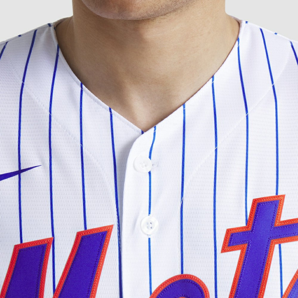 New York Mets Nike Home Replica Team Jersey Lifestyle