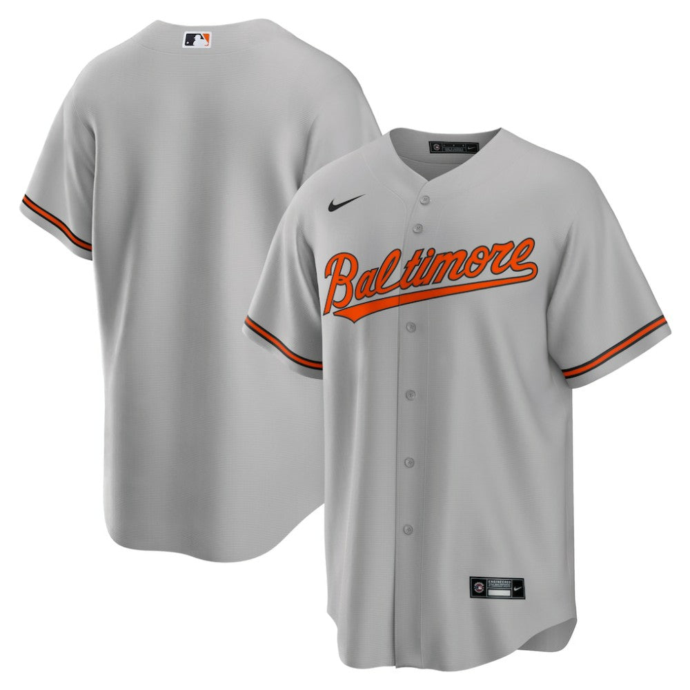 Baltimore Orioles Nike Road Replica Team Jersey - Gray | MLB Jerseys
