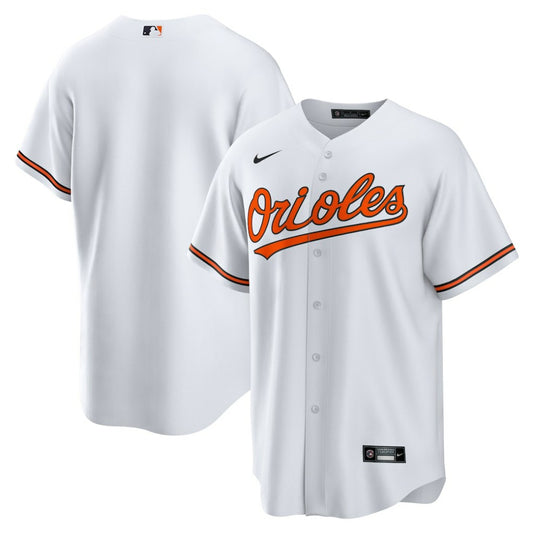 Baltimore Orioles Nike Home Replica Team Jersey - White | MLB Jerseys