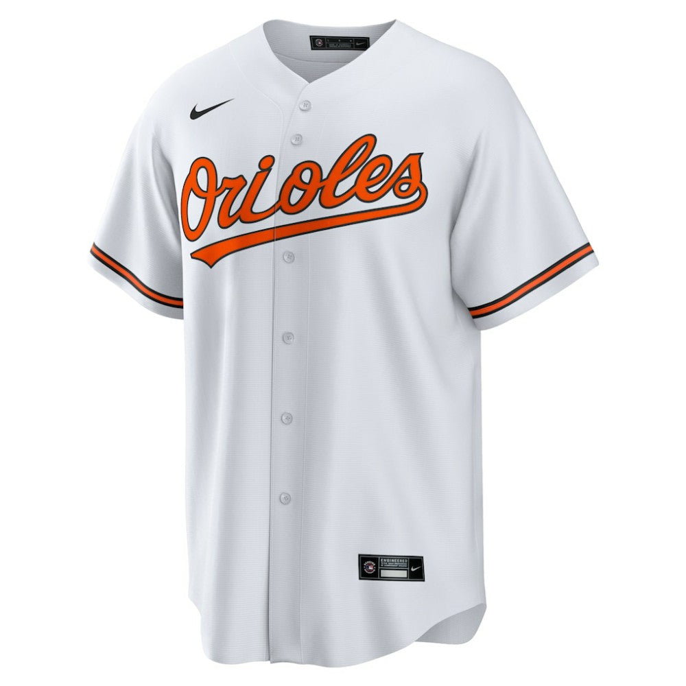 Baltimore Orioles Nike Home Replica Team Jersey - White | MLB Jerseys