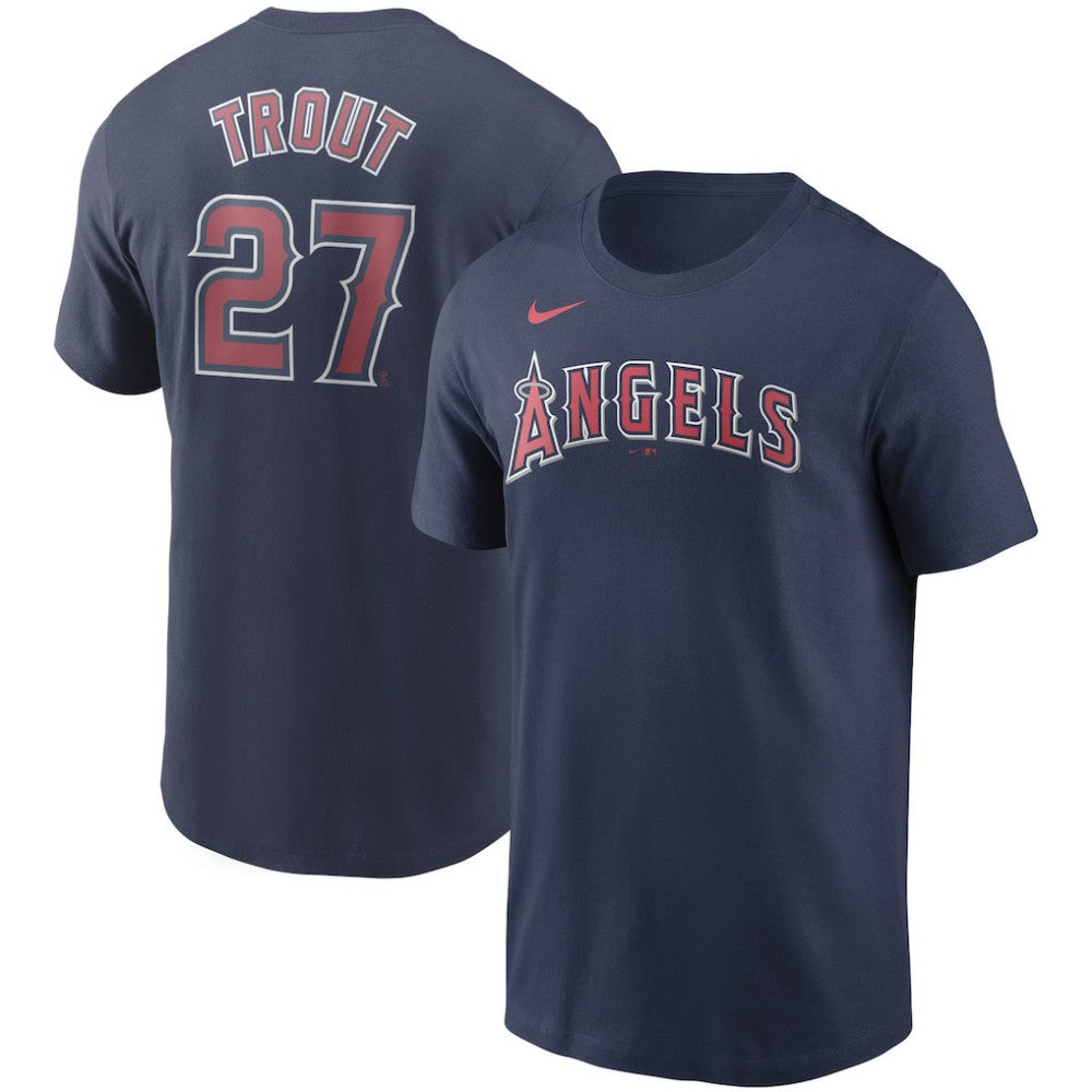 Mike Trout Los Angeles Angels Nike Name & Number T-Shirt Online
