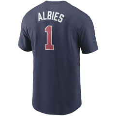Ozzie Albies Atlanta Braves Nike Fuse Name & Number T-Shirt Clearance