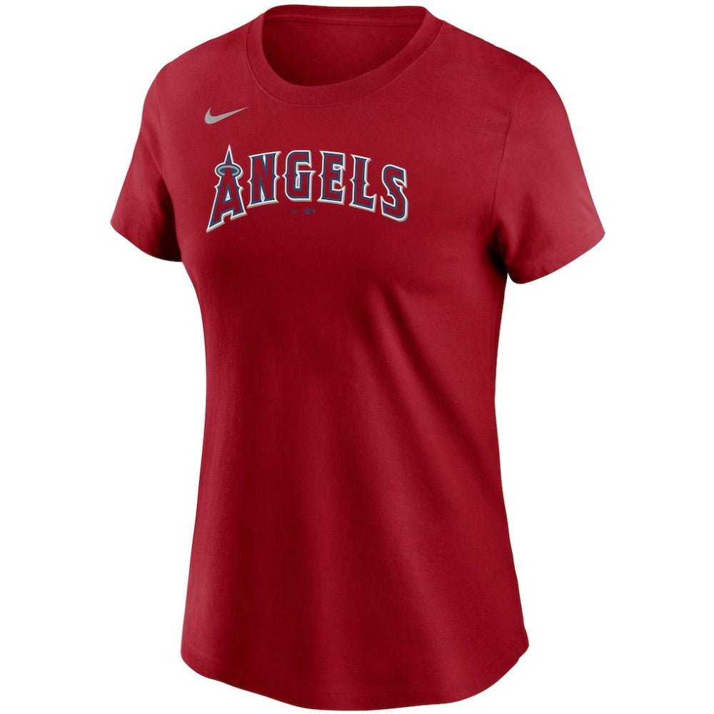 Mike Trout Los Angeles Angels Nike Women's Name & Number T-Shirt Online