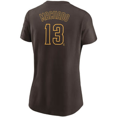 Manny Machado San Diego Padres Nike Women's Name & Number T-Shirt Online