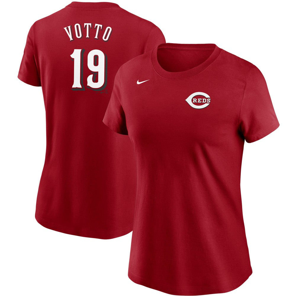 Joey Votto Cincinnati Reds Nike Women's Name & Number T-Shirt Sale