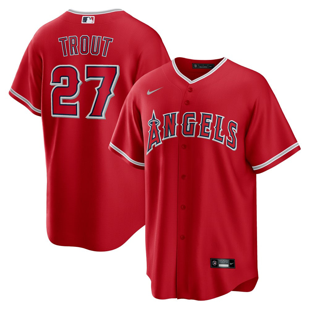 Mike Trout Los Angeles Angels Nike Alternate Replica Player Name Jersey Online