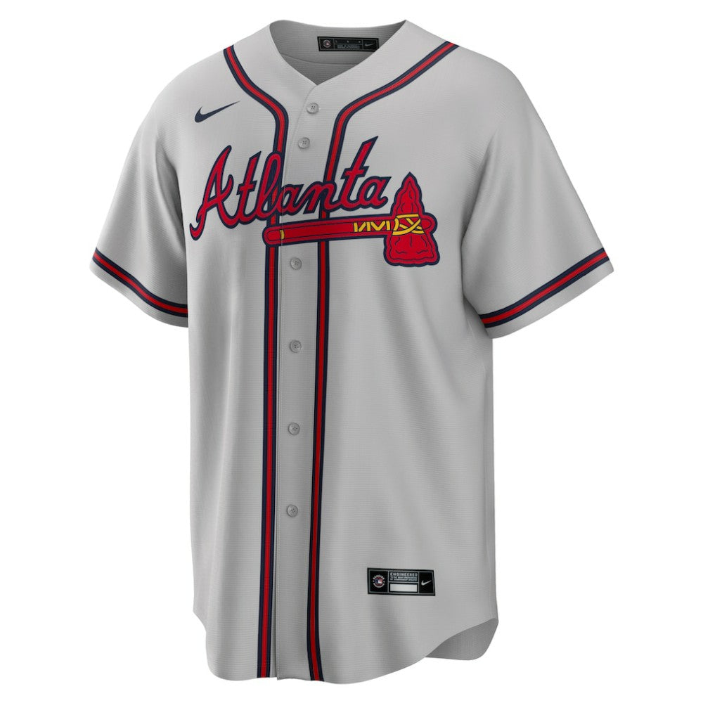 Ronald Acuna Jr. Atlanta Braves Nike Road Replica Player Name Jersey - Gray | MLB Jerseys