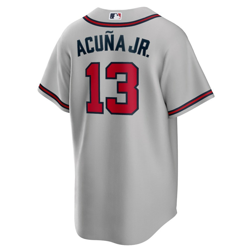 Ronald Acuna Jr. Atlanta Braves Nike Road Replica Player Name Jersey - Gray | MLB Jerseys