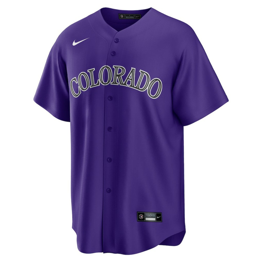 Charlie Blackmon Colorado Rockies Nike Alternate Replica Player Name Jersey - Purple | MLB Jerseys