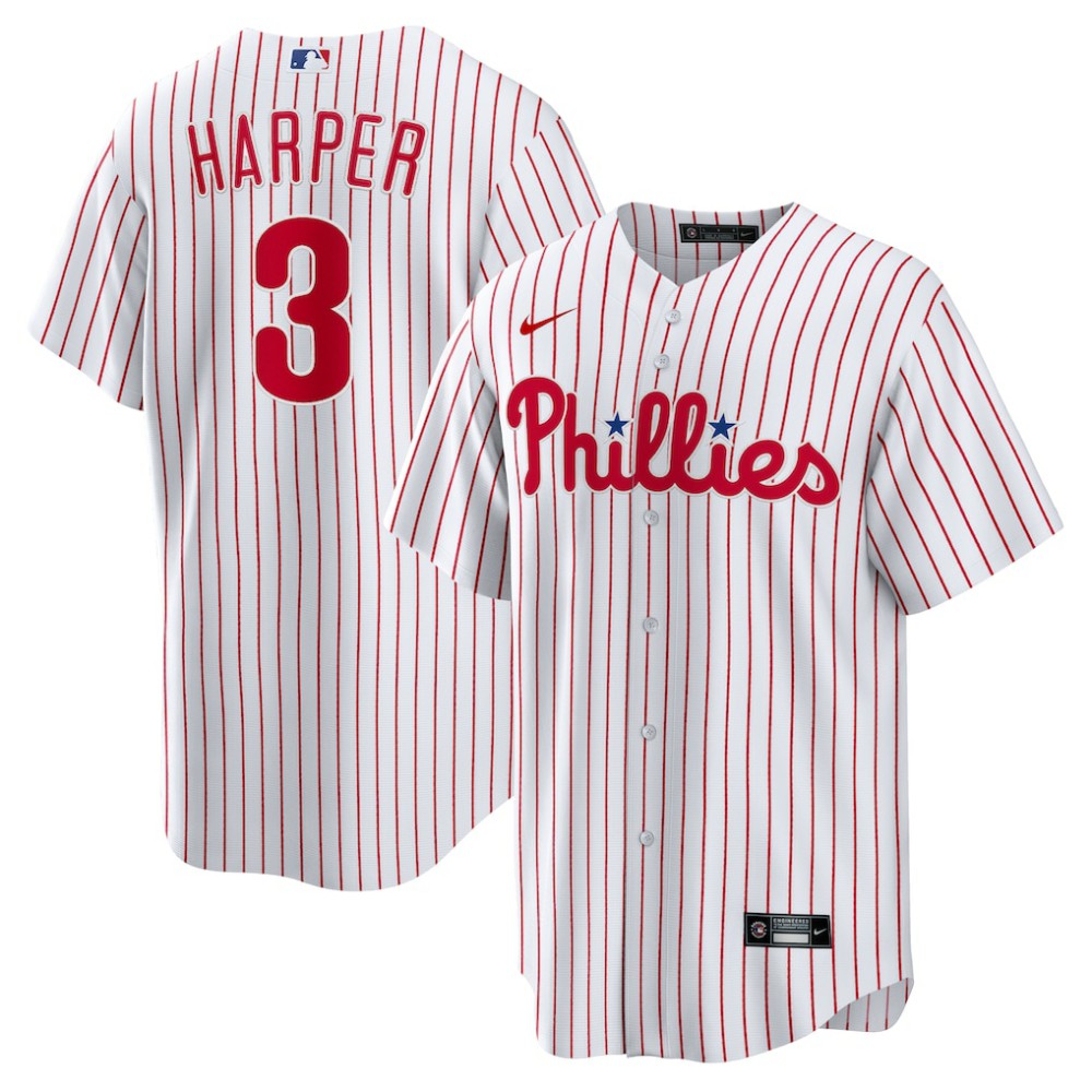 Bryce Harper Philadelphia Phillies Nike Home Replica Player Name Jersey for sale