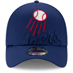 Los Angeles Dodgers New Era Logo Elements 39THIRTY Flex Hat Lifestyle