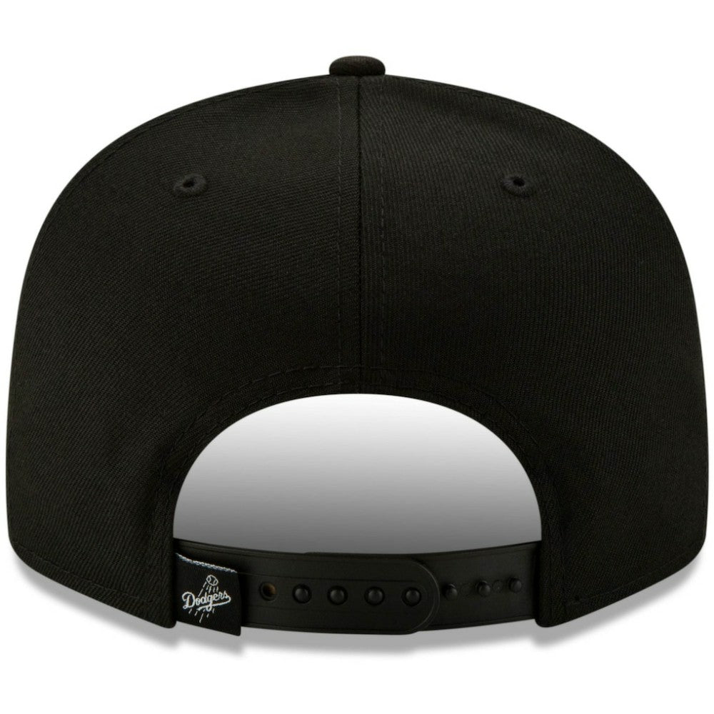 Los Angeles Dodgers New Era Monochrome Logo Elements 9FIFTY Adjustable Snapback Hat Lifestyle