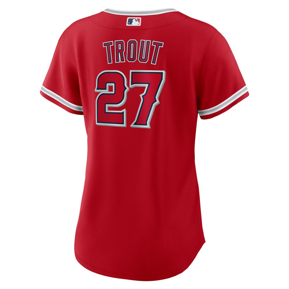 Mike Trout Los Angeles Angels Nike Women's Alternate Replica Player Jersey Near Me