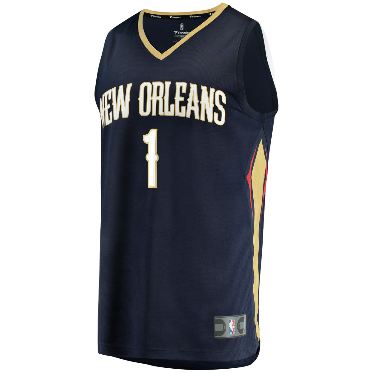 Fanatics - Zion Williamson New Orleans Pelicans Replica Fast Break Jersey Navy - Icon Edition