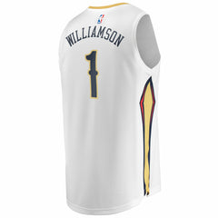 Fanatics - Zion Williamson New Orleans Pelicans Replica Fast Break Jersey White - Association Edition