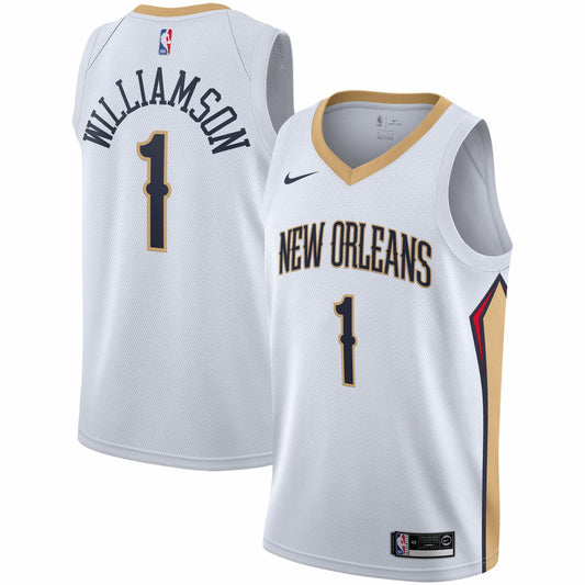 Zion Williamson New Orleans Pelicans 2019/2020 Swingman Jersey - Association Edition - White | NBA Jerseys