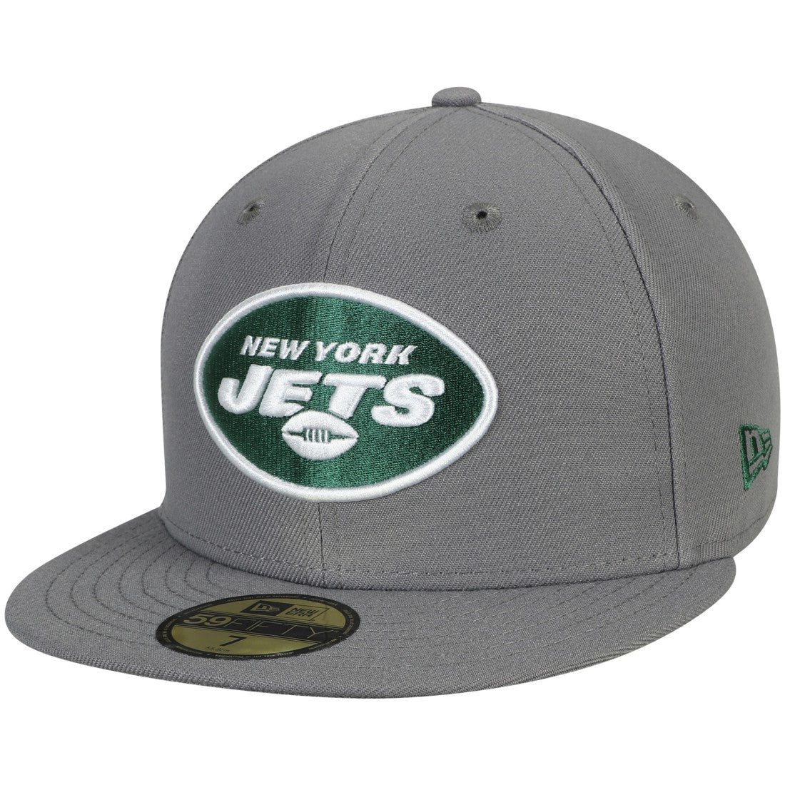 New York Jets New Era Storm 59FIFTY Fitted Hat Graphite - NFL