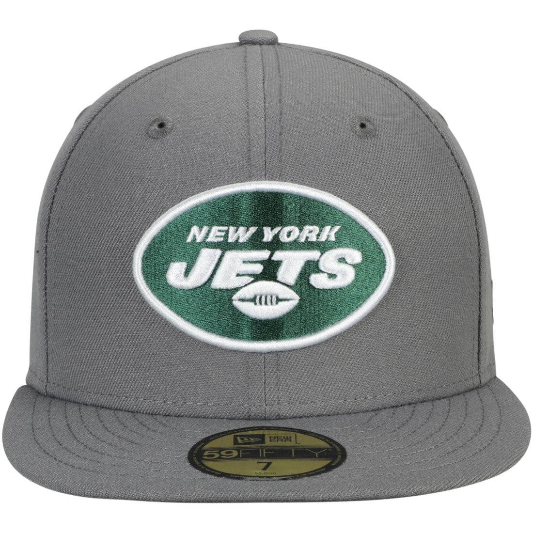 New York Jets New Era Storm 59FIFTY Fitted Hat Graphite - NFL