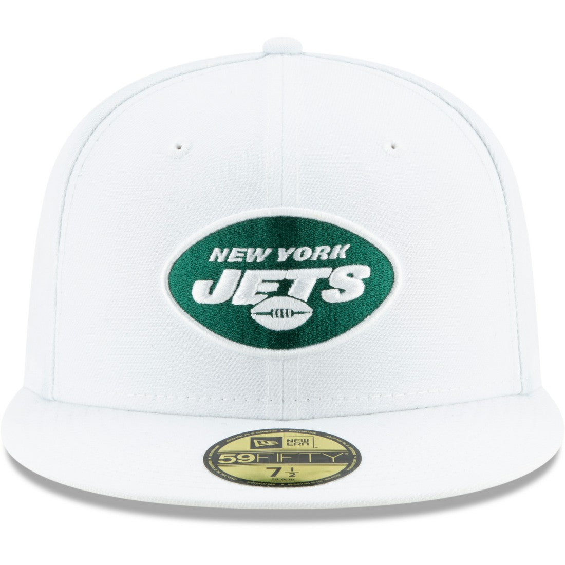 New York Jets New Era Omaha 59FIFTY Fitted Hat White - NFL