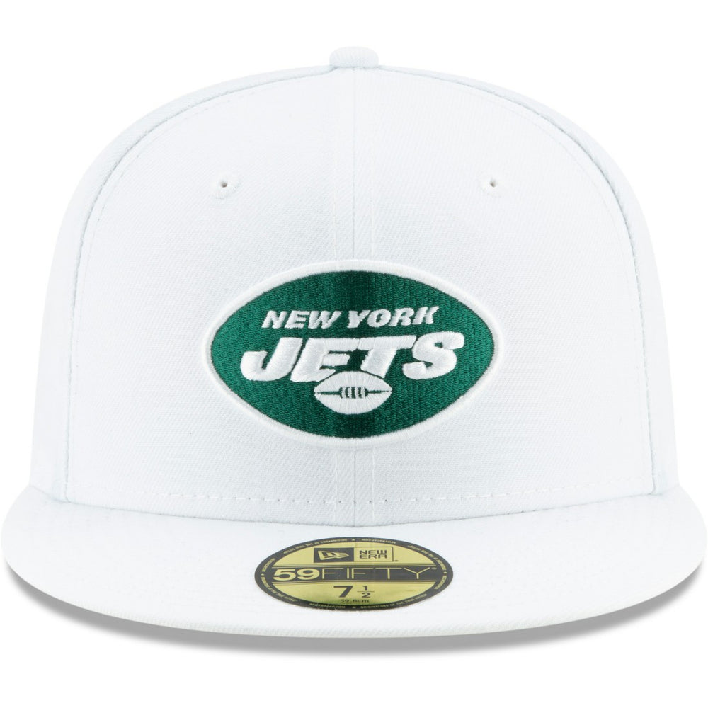 New York Jets New Era Omaha 59FIFTY Fitted Hat White - NFL