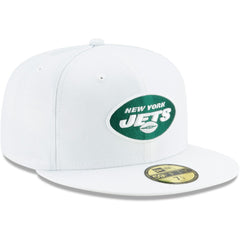 New York Jets New Era Omaha 59FIFTY Fitted Hat White - NFL