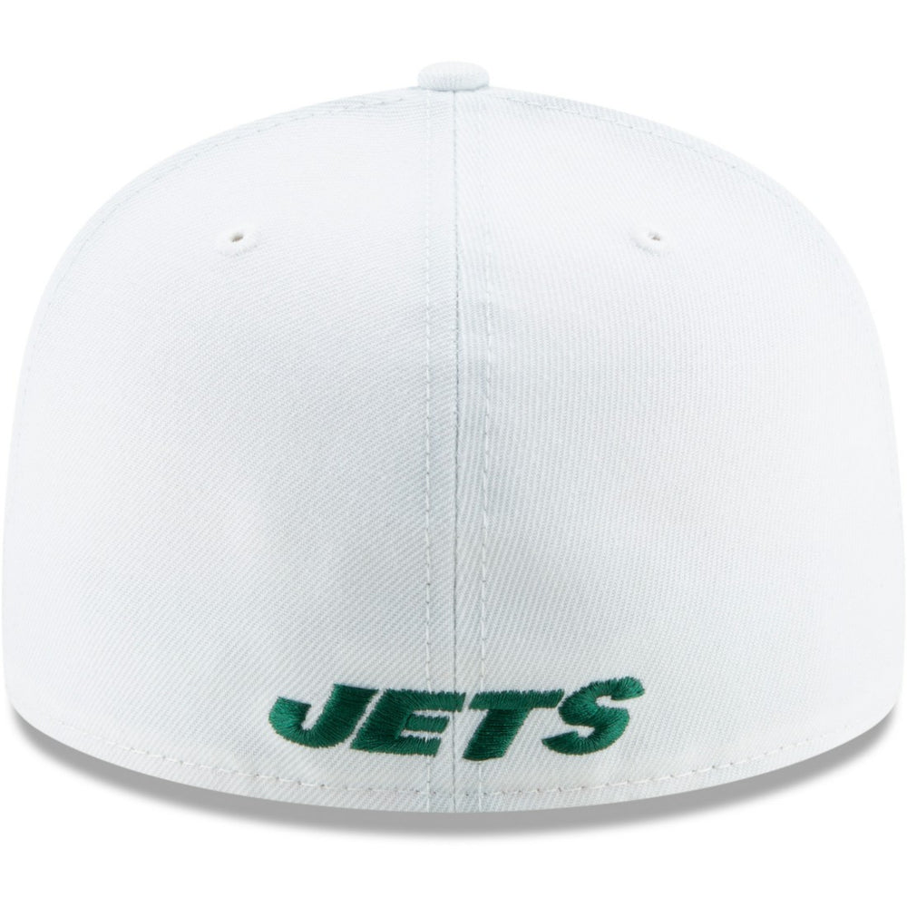 New York Jets New Era Omaha 59FIFTY Fitted Hat White - NFL