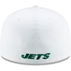 New York Jets New Era Omaha 59FIFTY Fitted Hat White - NFL