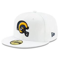 Los Angeles Rams New Era Historic Omaha 59FIFTY Fitted Hat White - NFL