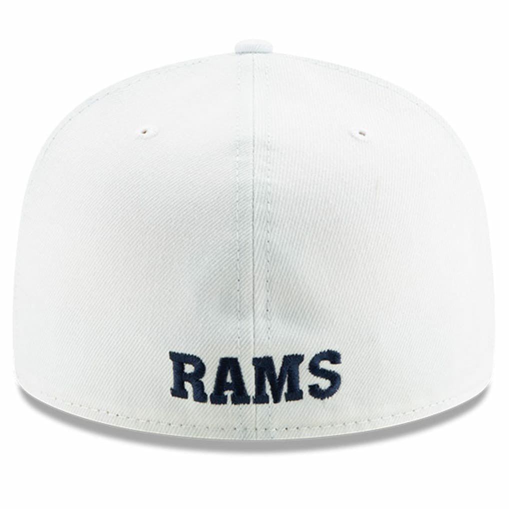 Los Angeles Rams New Era Historic Omaha 59FIFTY Fitted Hat White - NFL