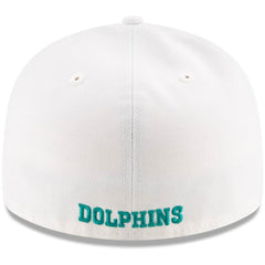 Miami Dolphins New Era Omaha Low Profile 59FIFTY Fitted Hat White - NFL