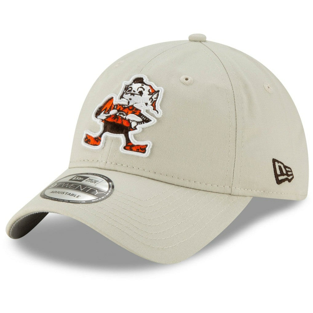 Cleveland Browns New Era Historic Playmaker 9TWENTY Adjustable Hat Khaki - NFL