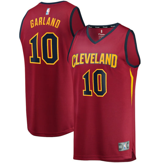 Darius Garland Cleveland Cavaliers Youth Replica Fast Break Jersey Wine sale - Icon Edition | NBA Jerseys